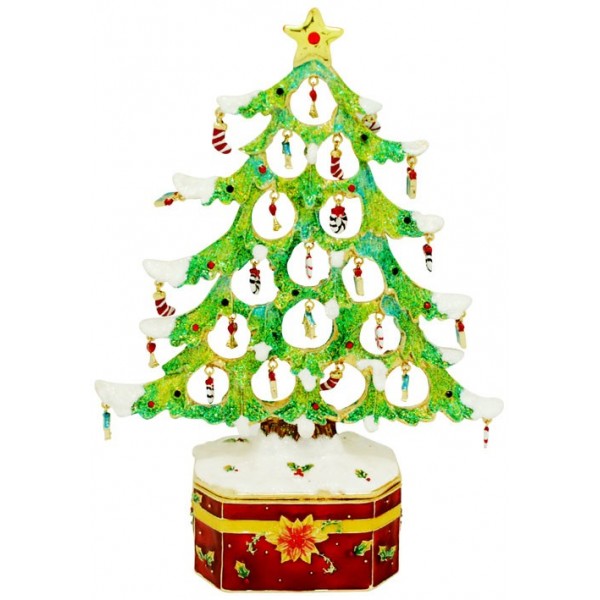 Xmas Trinket Box Large Christmas Tree