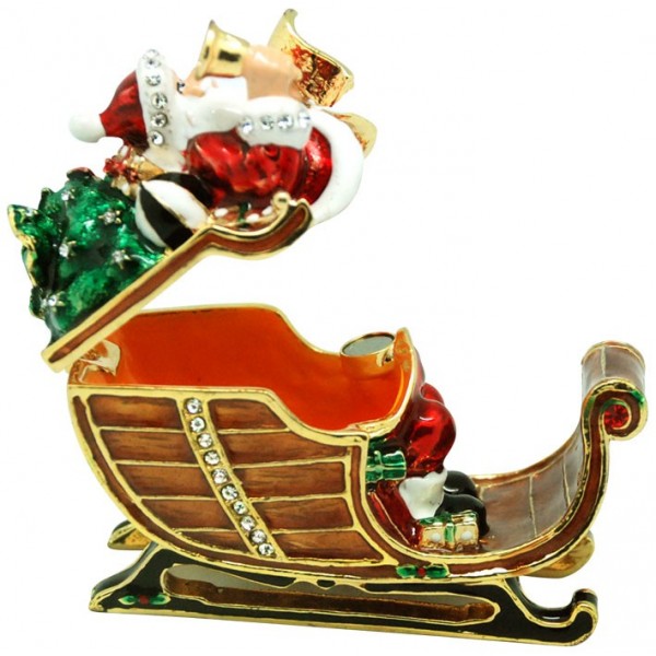 Xmas Trinket Box Xmas Sleigh