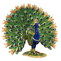 Trinket Box Peacock - Fantail