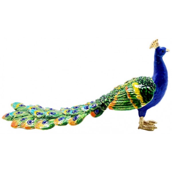 Trinket Box Peacock - Longtail