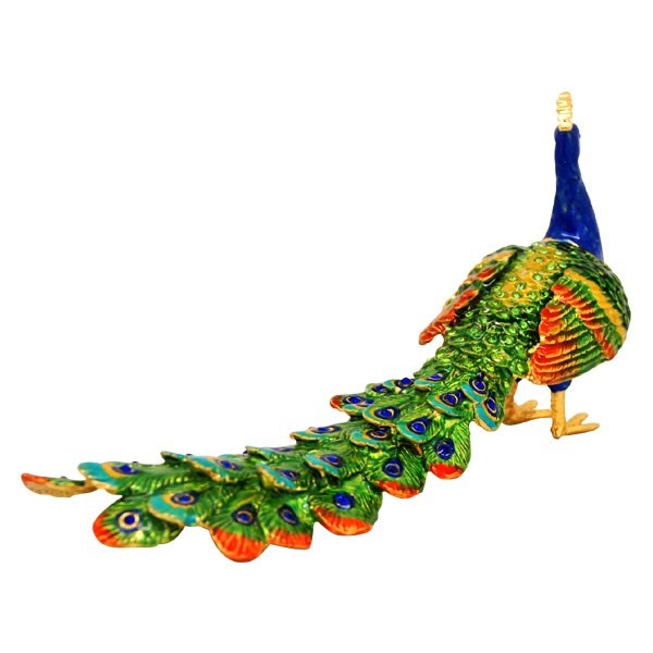 Trinket Box Peacock - Longtail