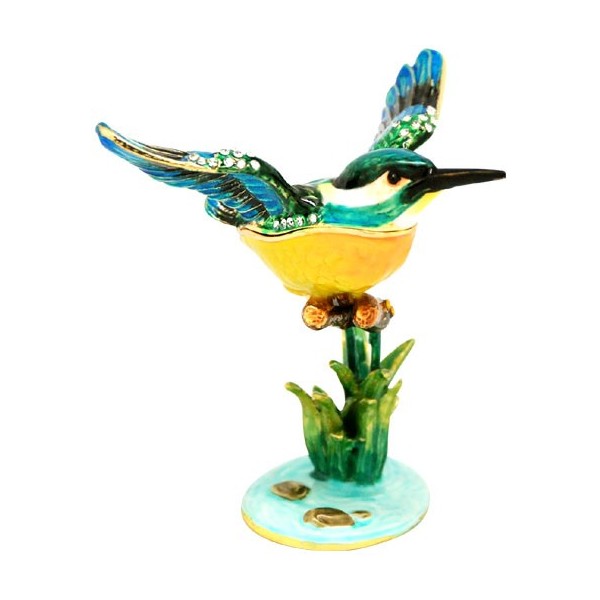 Trinket Box Flying Kingfisher