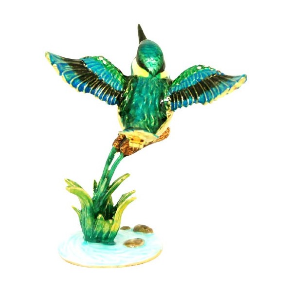 Trinket Box Flying Kingfisher