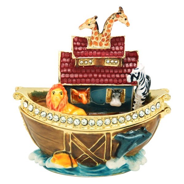 Xmas Trinket Box Noah's Ark