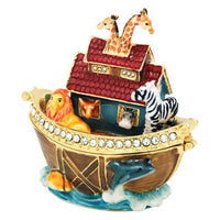 Xmas Trinket Box Noah's Ark
