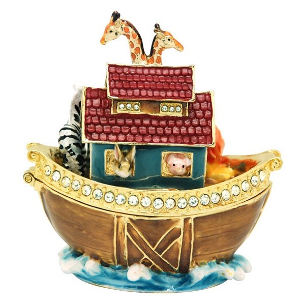Xmas Trinket Box Noah's Ark