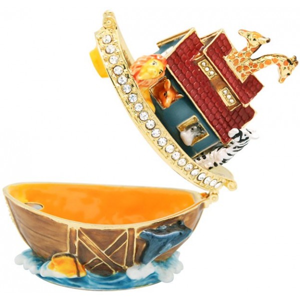 Xmas Trinket Box Noah's Ark