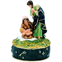 Xmas Trinket Box Nativity 
