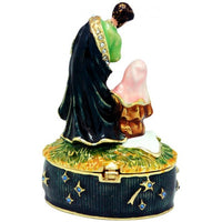 Xmas Trinket Box Nativity 