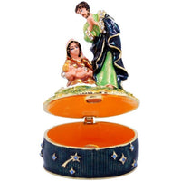 Xmas Trinket Box Nativity 