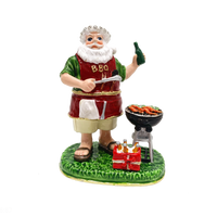 Xmas Trinket Box Santa Bbq