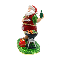 Xmas Trinket Box Santa Bbq