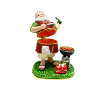 Xmas Trinket Box Santa Bbq