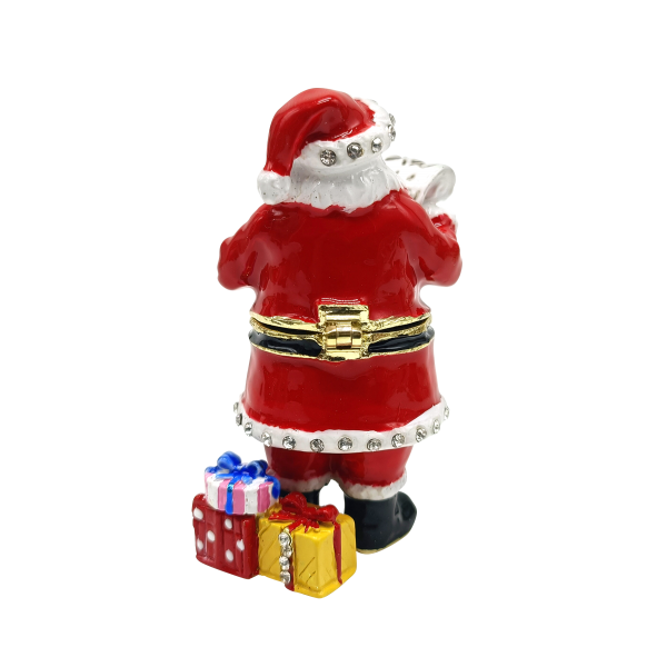 Xmas Trinket Box Santa List 