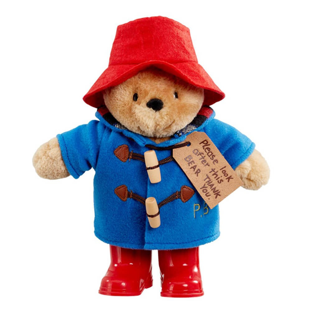 PADDINGTON WITH BOOTS BLUE COAT 22CM SMALL