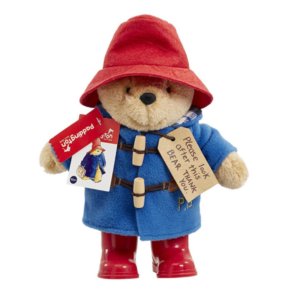 PADDINGTON WITH BOOTS BLUE COAT 22CM SMALL