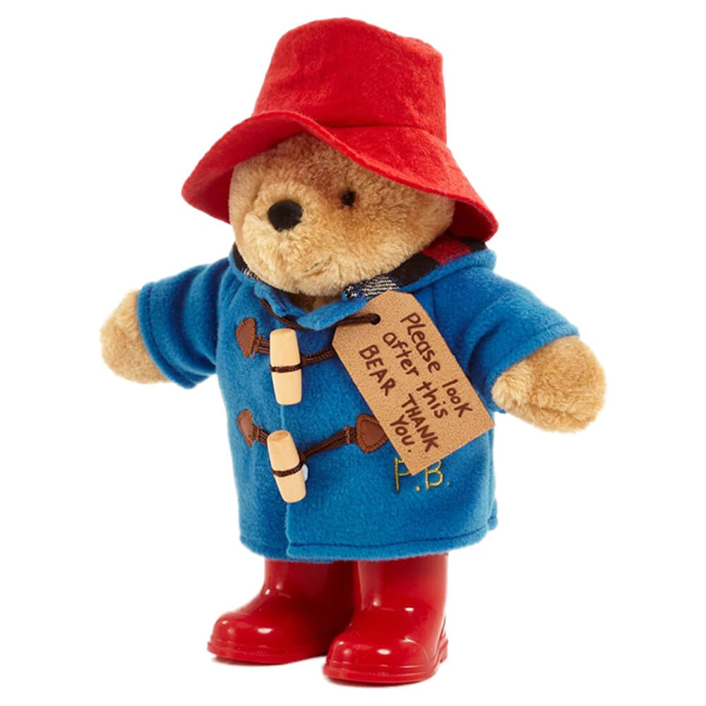 PADDINGTON WITH BOOTS BLUE COAT 22CM SMALL