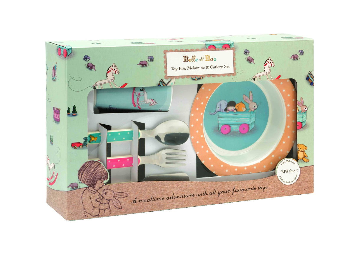 Kids Dinner Set 6pc Toy Box Design