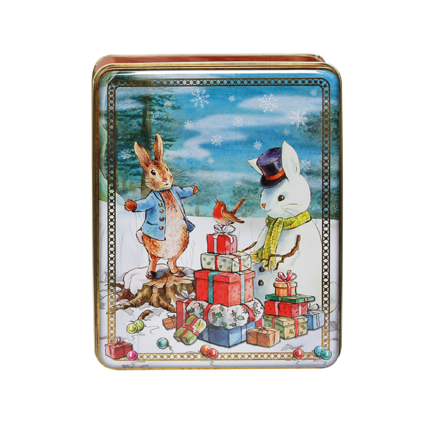 PETER RABBIT CHRISTMAS BISCUIT TIN LARGE