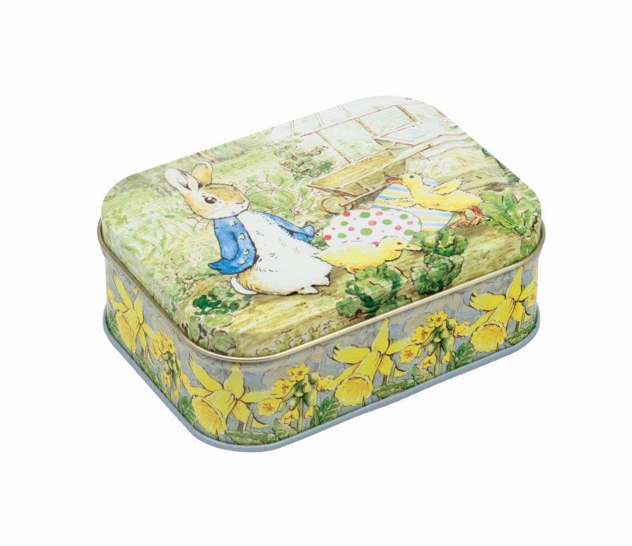 PETER RABBIT SMALL RECTANGLE TIN