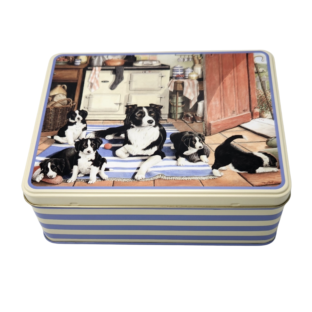 Biscuit Tin Border Collies
