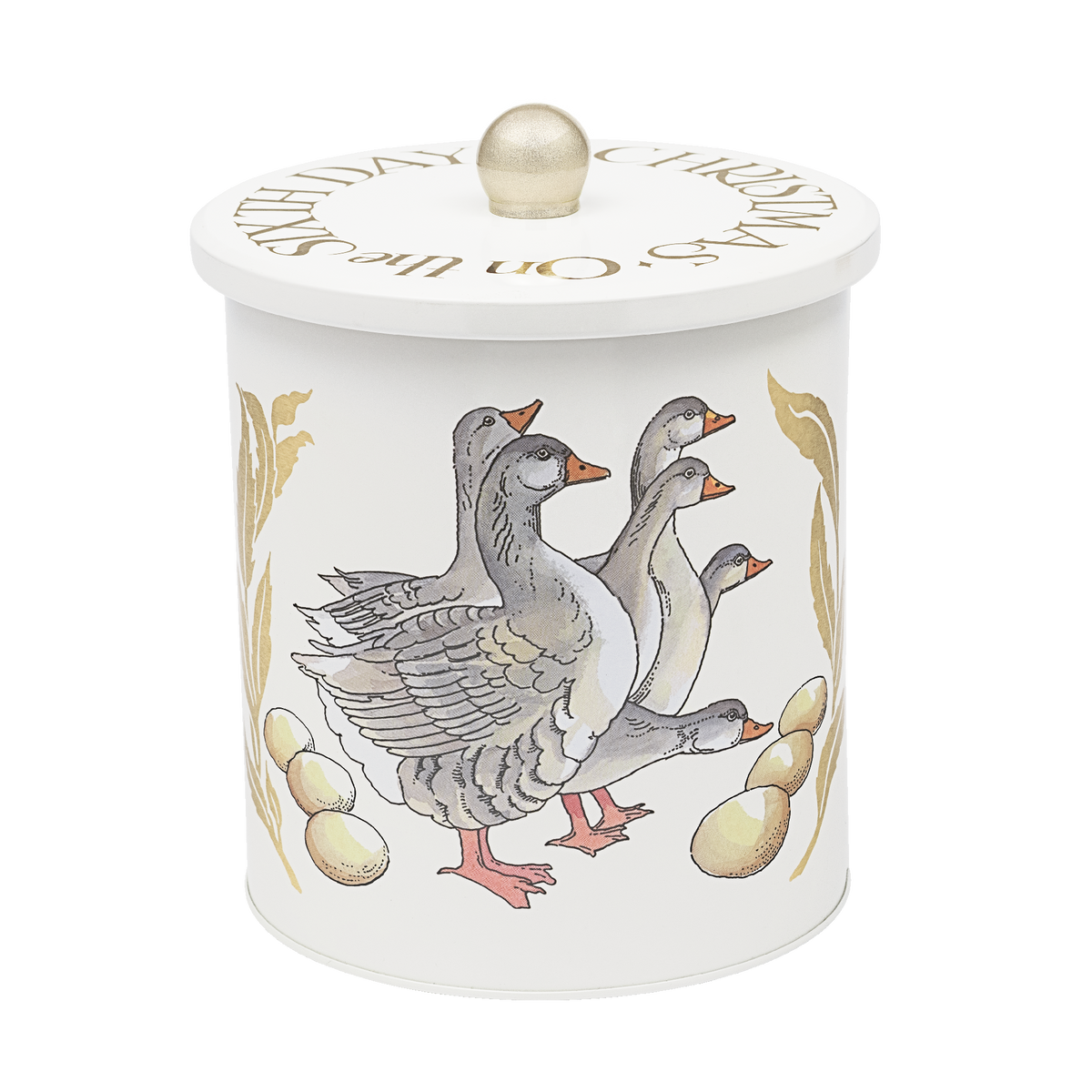 Christmas Tin - Emma Bridgewater - 6 Geese A Laying Biscuit Tin 