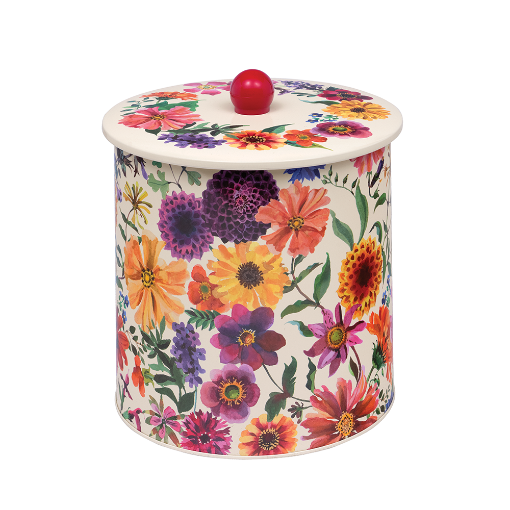 Tin Biscuit Barrel Garden Flowers - Emma Bridgewater