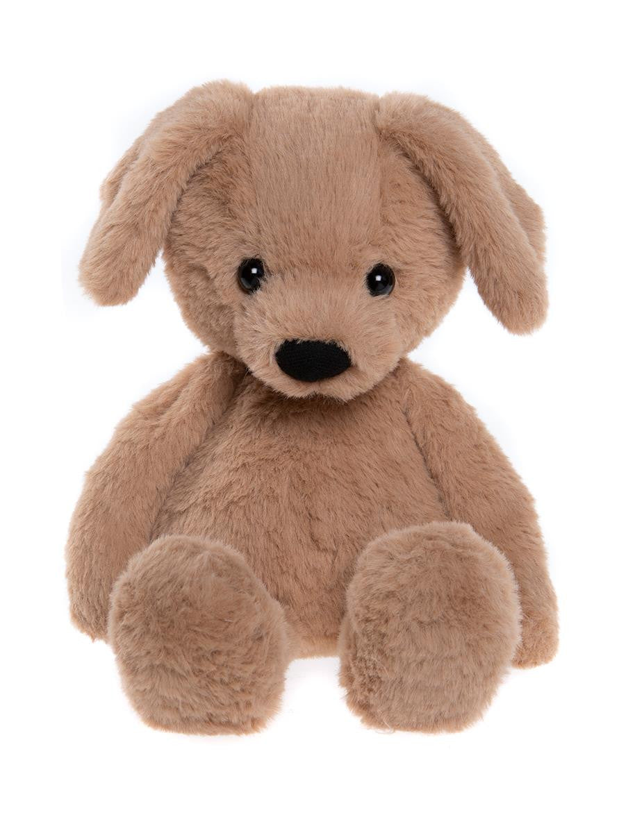 Charlie Bears Bear & Me Ruff Puppy Oatmeal Brown Medium 