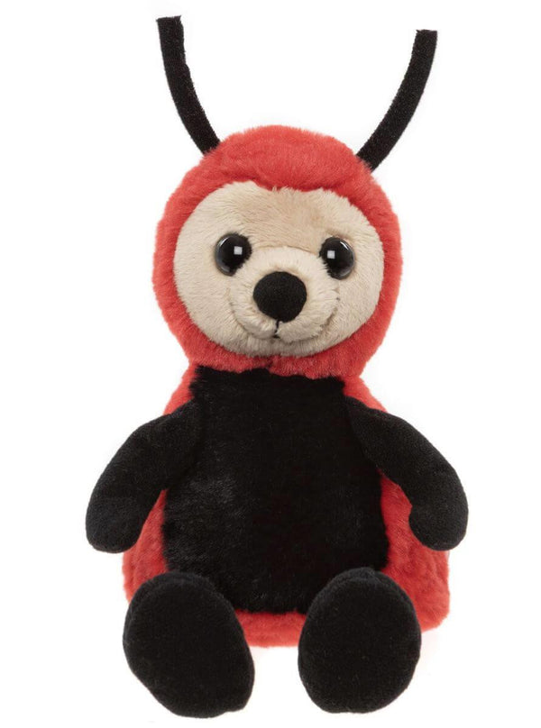 Charlie Bears Bear & Me Leaf Ladybird Rose Red Medium