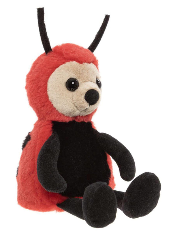 Charlie Bears Bear & Me Leaf Ladybird Rose Red Medium