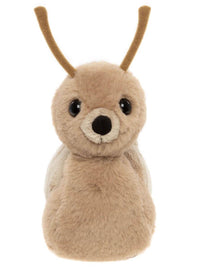 Charlie Bears Bear & Me Saffy Snail Oatmeal Brown Small