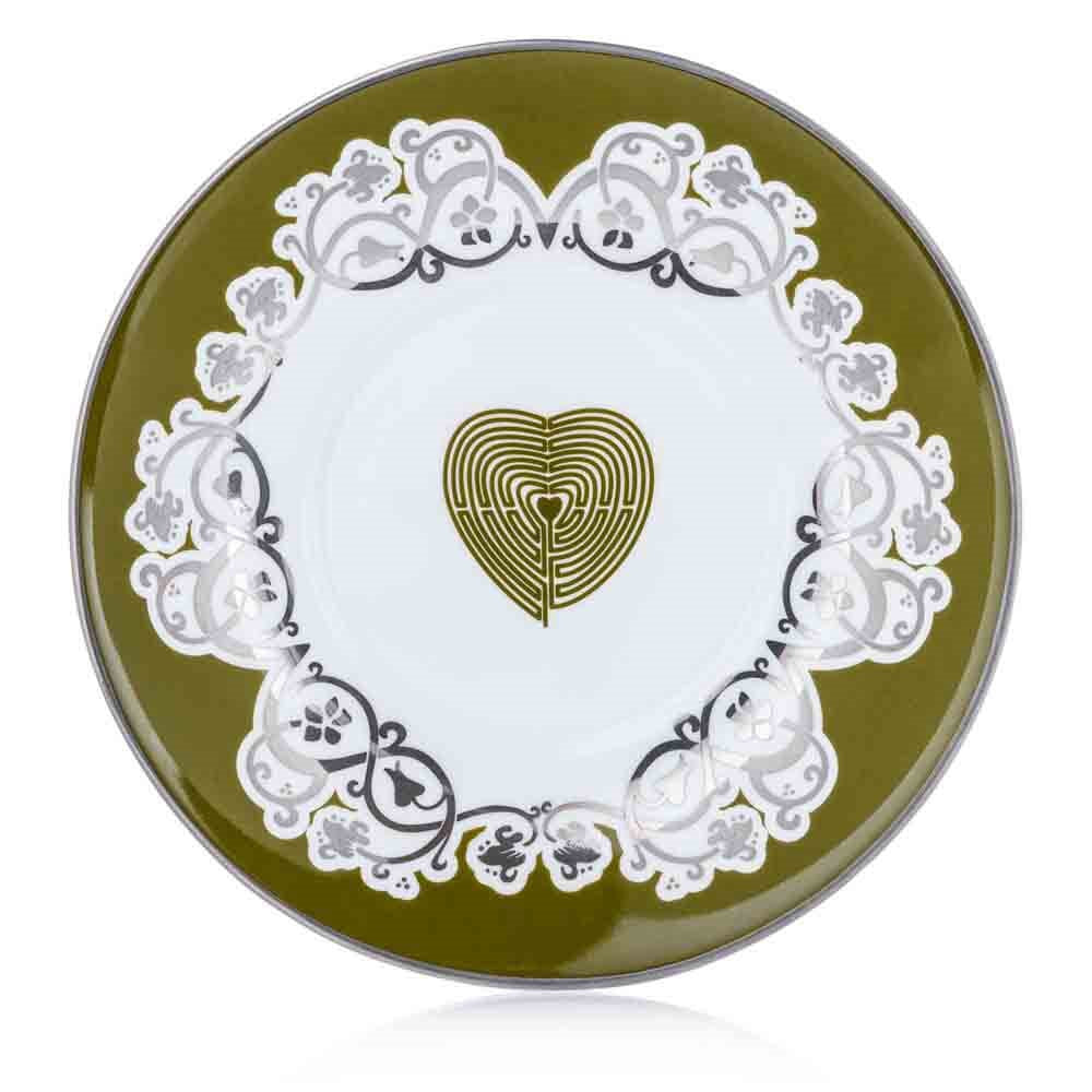 CHARLIE BEAR LABYRINTH CUP & SAUCER LOVE ALWAYS FINDS A WAY 