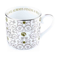 CHARLIE BEAR LABYRINTH CUP & SAUCER LOVE ALWAYS FINDS A WAY 