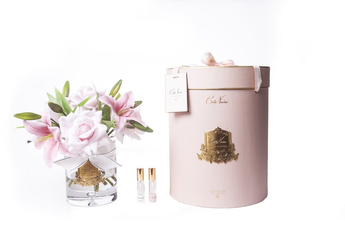 COTE NOIRE LUXURY ROSES & LILIES PINK