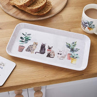 CURIOUS CATS SMALL TRAY