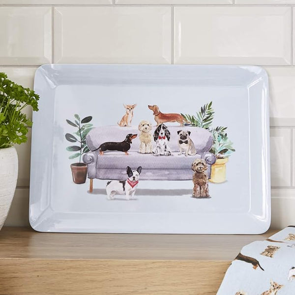 CURIOUS DOGS LARGE TRAY 