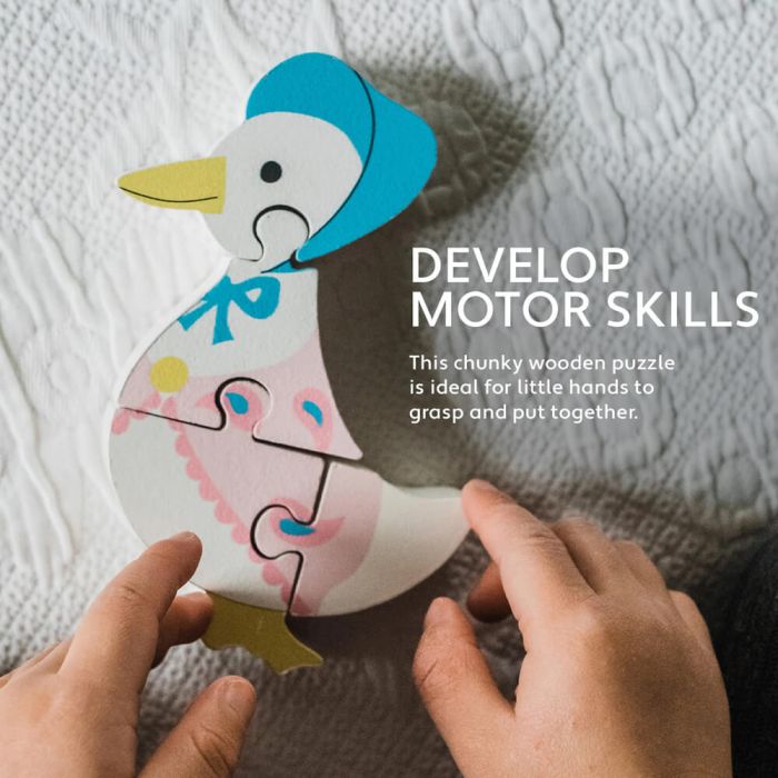 Peter Rabbit Jemima Puddle-duck Wooden Puzzle