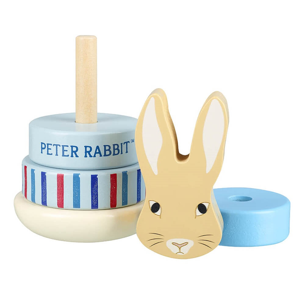 PETER RABBIT WOODEN STACKING RING