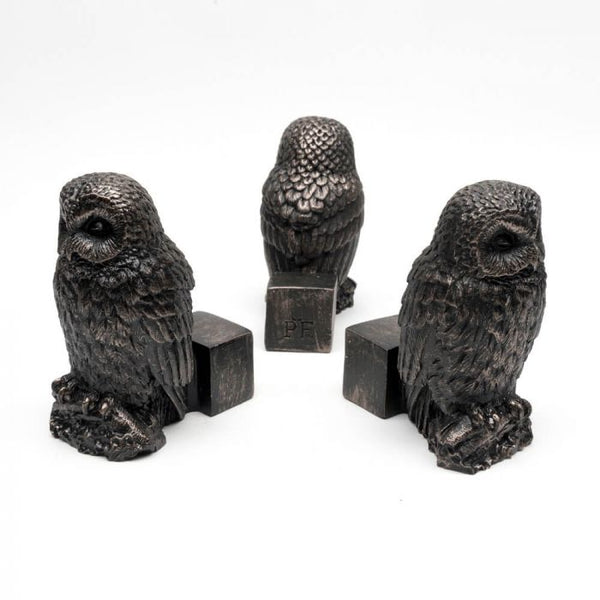 POTTY FEET ANTIQUE BRONZE OWL