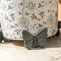 POTTY FEET ANTIQUE BRONZE BUTTERFLY 