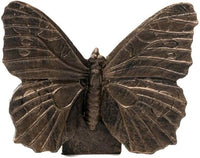 POTTY FEET ANTIQUE BRONZE BUTTERFLY 