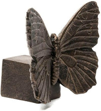 POTTY FEET ANTIQUE BRONZE BUTTERFLY 