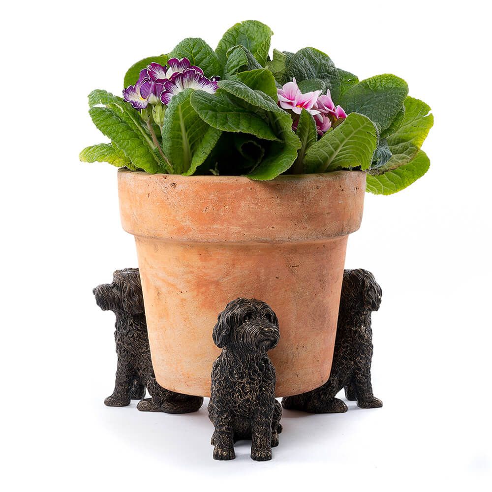 POTTY FEET ANTIQUE BRONZE COCKAPOO