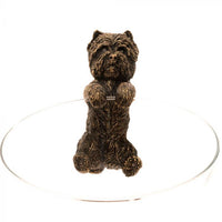 POT BUDDIES ANTIQUE BRONZE WEST HIGHLAND TERRIER