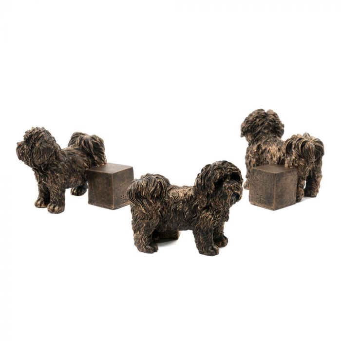 POTTY FEET ANTIQUE BRONZE SHIH-TZU