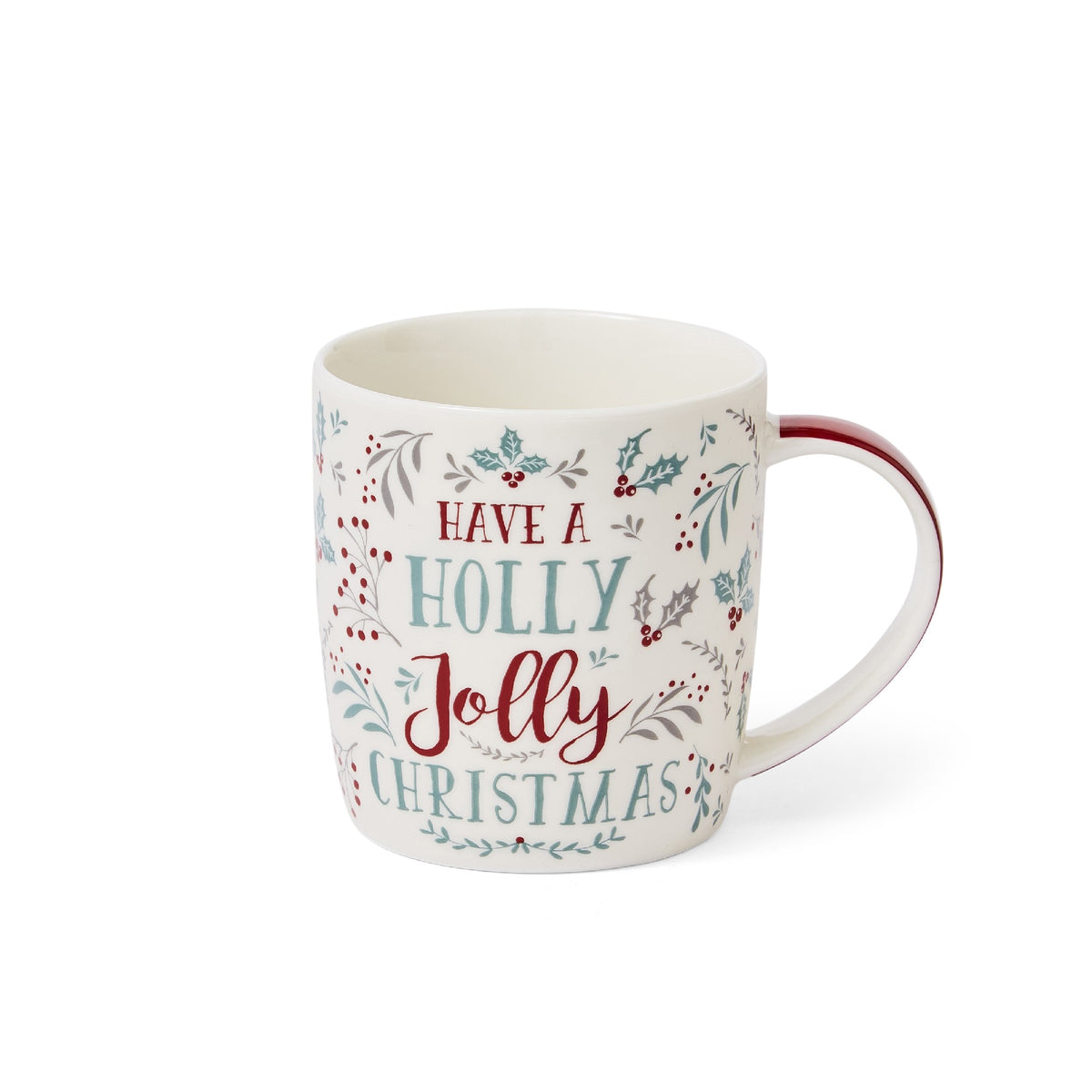 CHRISTMAS MUG - HAVE A HOLLY JOLLY CHRISTMAS BARREL MUG