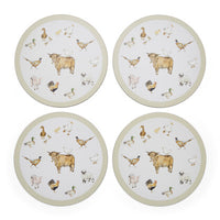 Buttercup Farm Placemats Round Set/4