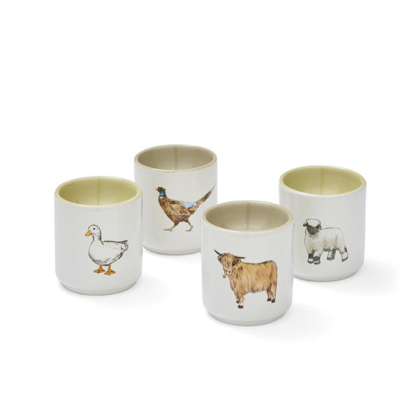 BUTTERCUP FARM EGG CUPS STACKABLE SET/4