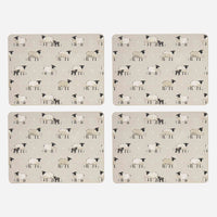 HIGHLAND SHEEP SET OF 4 PLACEMATS 