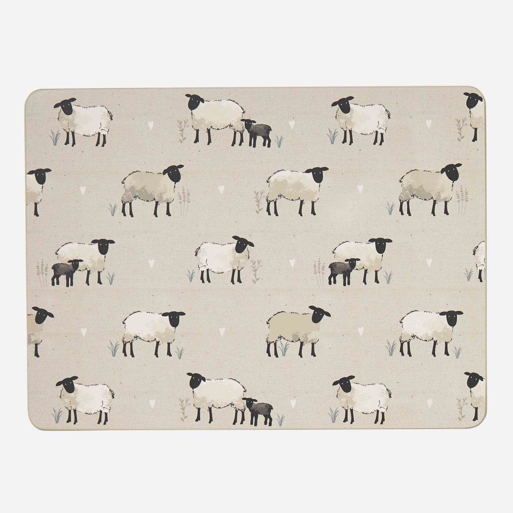 HIGHLAND SHEEP SET OF 4 PLACEMATS 